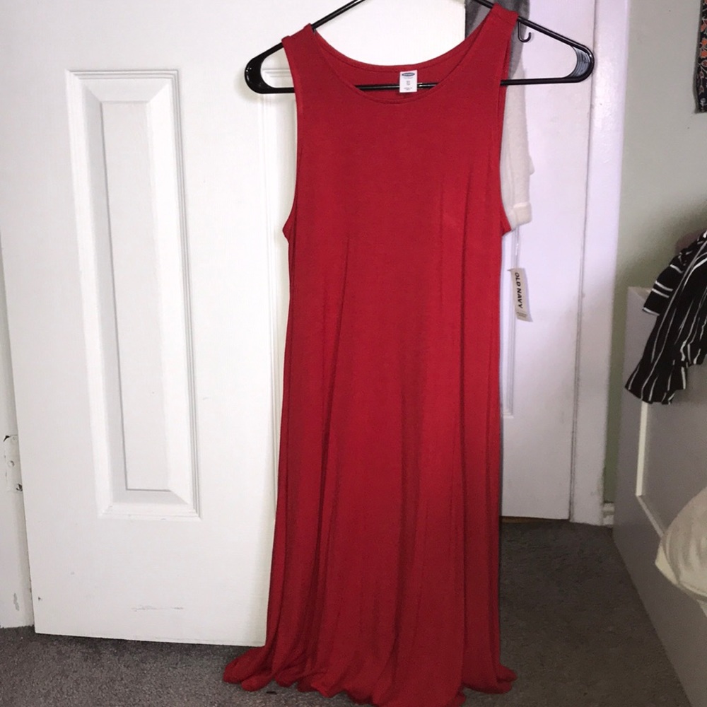 red dress